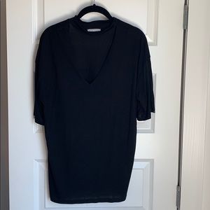 Zara Black choker T Shirt